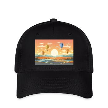 Hot Air Balloons - Flexfit Cap - black - Front