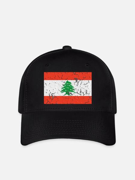 Libanon Libanon - Flexfit Cap - Schwarz
