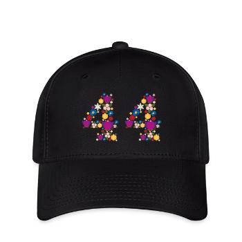 Fleurs 44 - Casquette Flexfit - noir - Devant
