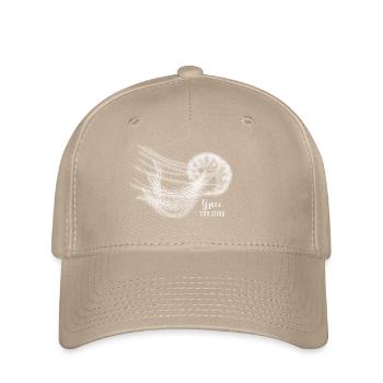 Grace Can Sting – Elegant Jellyfish in White - Flexfit Cap - khaki - Front