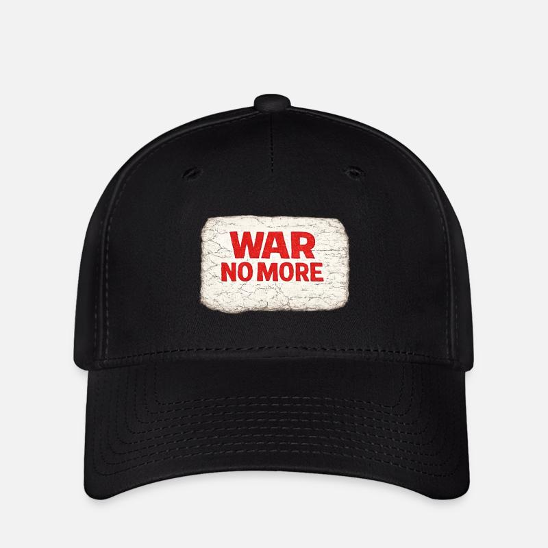 War No More – Sticker Peace & Humanity - Flexfit Cap - black