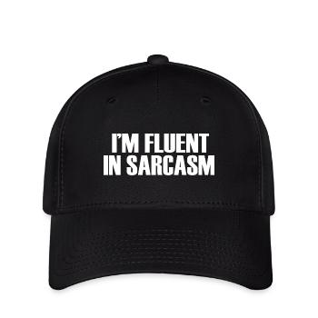 Maîtrise du sarcasme - Casquette Flexfit - noir - Devant