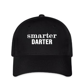 Dart Dartspieler Dartpfeil darten Dartkneipe - Flexfit Cap - Schwarz - Vorne