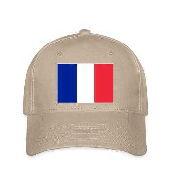 France flag - Flexfit Cap - khaki - Front