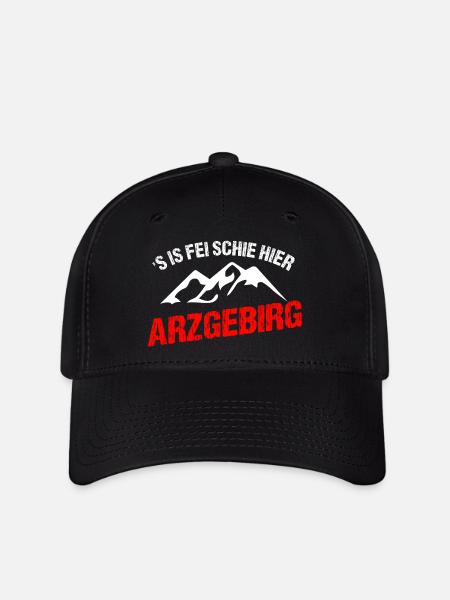 is fei schie hier - Flexfit Cap - Schwarz