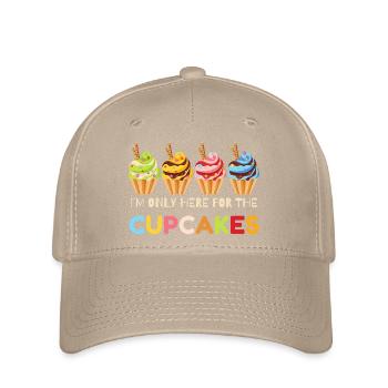 Cupcakes drôles, Cupcake célébrations, cadeau Cupcake - Casquette Flexfit - kaki - Devant