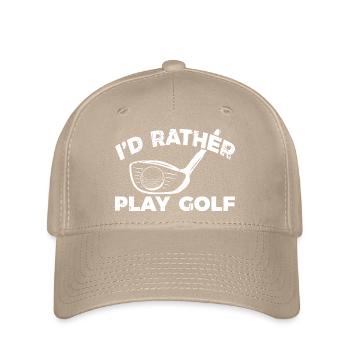 Golf Fan - Flexfit Cap - Khaki - Vorne