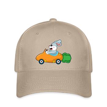 Voiture Lapin - Casquette Flexfit - kaki - Devant