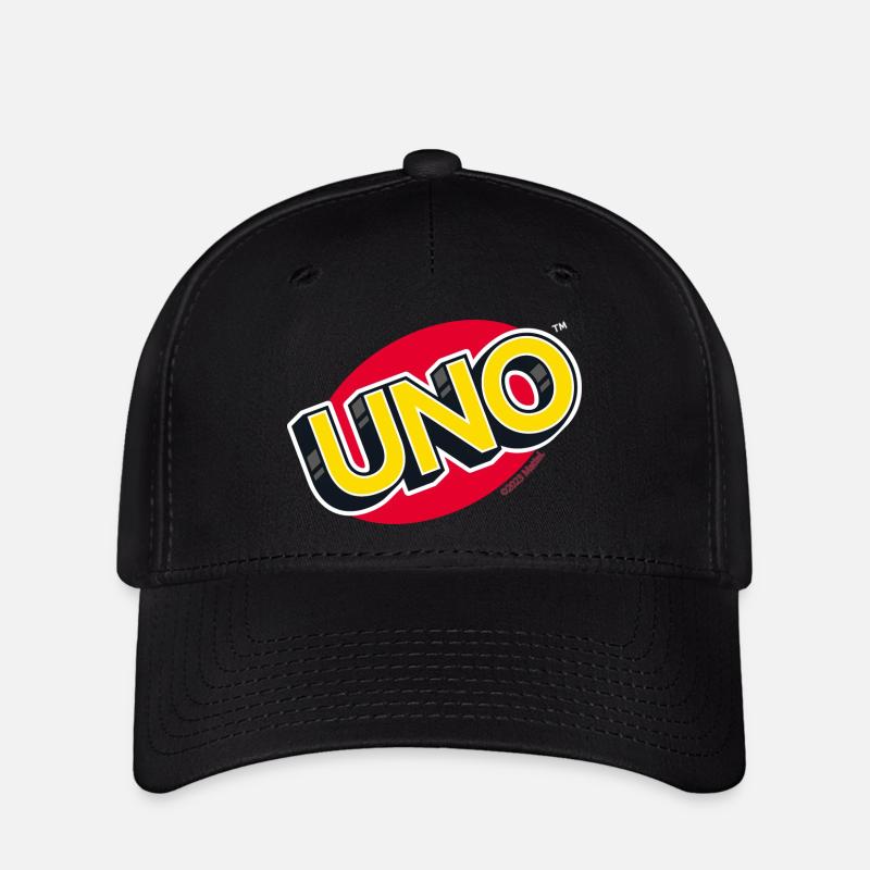 UNO Logo Classique - Casquette Flexfit - noir
