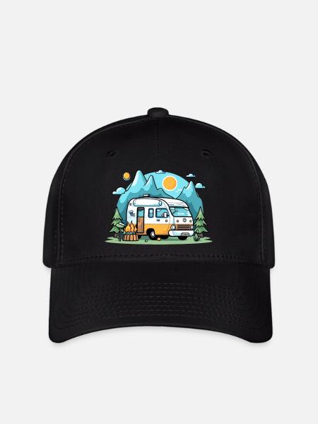 Vanlife - Flexfit Cap - Schwarz