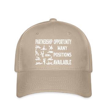 unique naughty design stag night hen party - Flexfit Cap - khaki - Front