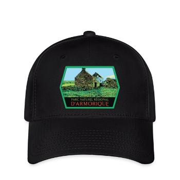 Parc Naturel regional Armorique Nature Authentique - Casquette Flexfit - noir - Devant