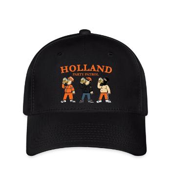 Holland Party Patrol - Flexfit Cap - black - Front