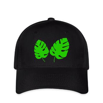 leaves - Flexfit Cap - black - Front
