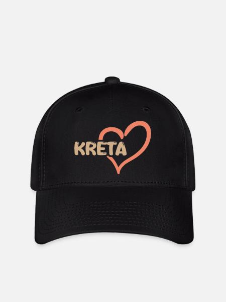 Kreta - Flexfit Cap - Schwarz