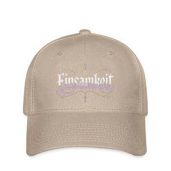 T-shirt en lettres gothiques – Solitude Dark Style - Casquette Flexfit - kaki - Devant