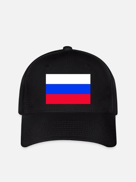 Russland - Flexfit Cap - Schwarz