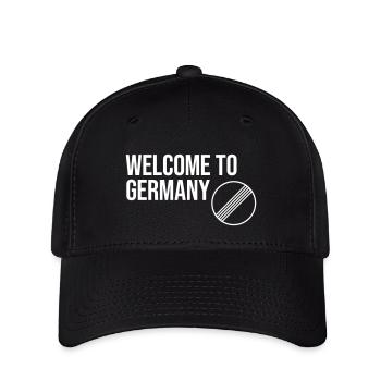 WELCOME TO GERMANY by Unlimited Apparel - Flexfit Cap - black - Front
