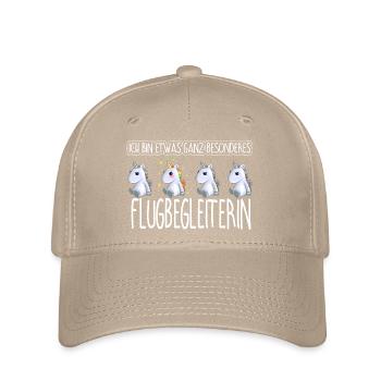 FLUGBEGLEITERIN - Toll - Flexfit Cap - Khaki - Vorne