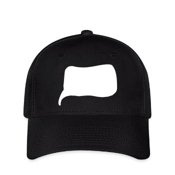 speech bubble - Flexfit Cap - black - Front