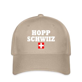 Hopp schwiiz - Casquette Flexfit - kaki - Devant