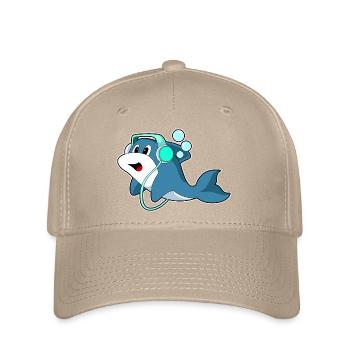 Musique casque Delfin - Casquette Flexfit - kaki - Devant