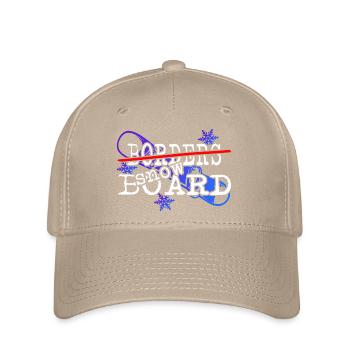 Snowboard Snowboard-Style Ski Lift Fun Park - Flexfit Cap - khaki - Front