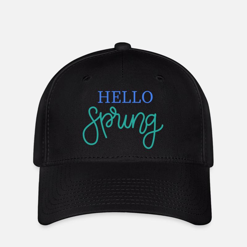 Tee-shirt printemps - Casquette Flexfit - noir
