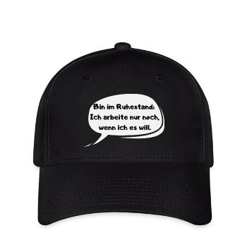 Ruhestand - Flexfit Cap - Schwarz - Vorne