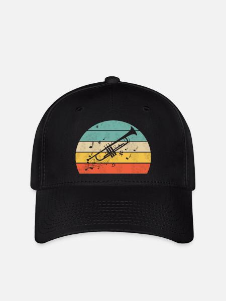 Trompete - Flexfit Cap - Schwarz