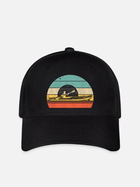 Kajakfahren Abenteuer - Flexfit Cap - Schwarz