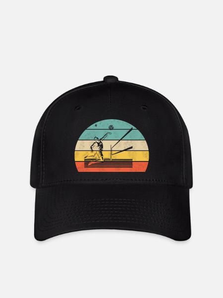 Beach Volleyball Schmetter - Flexfit Cap - Schwarz
