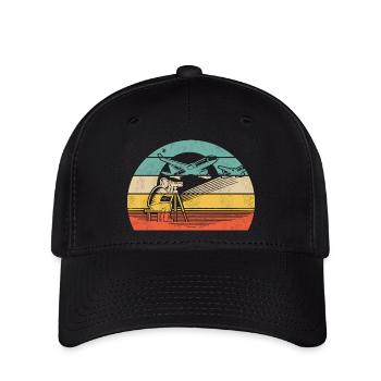Planespotting Planespotter - Casquette Flexfit - noir - Devant