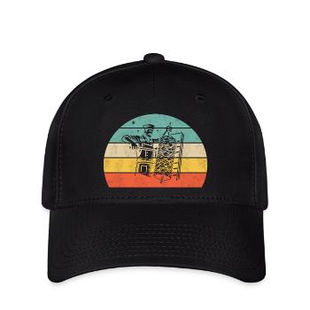 Dönerverkäufer Action - Flexfit Cap - Schwarz - Vorne