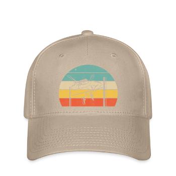 Hochsprung - Flexfit Cap - Khaki - Vorne