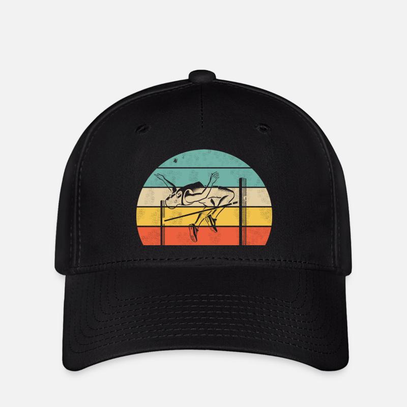 High jump - Flexfit Cap - black