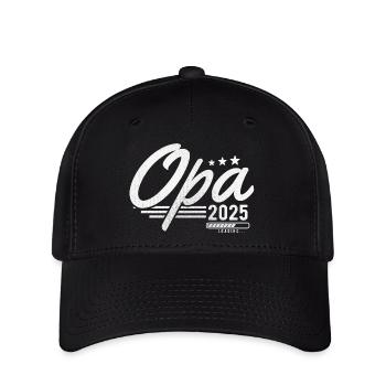 Opa 2025 loading - Flexfit Cap - Schwarz - Vorne