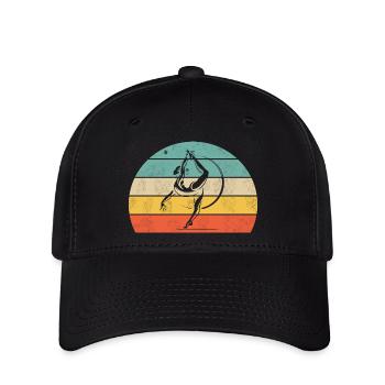 L’amour de la gymnastique - Casquette Flexfit - noir - Devant