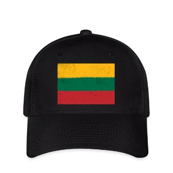 Flag of Lithuania - Flexfit Cap - black - Front