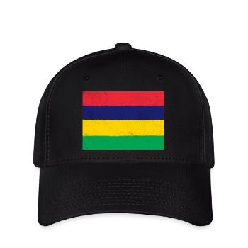 Flag of Mauritius - Flexfit Cap - black - Front