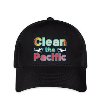 Nettoyez le Pacifique - Casquette Flexfit - noir - Devant