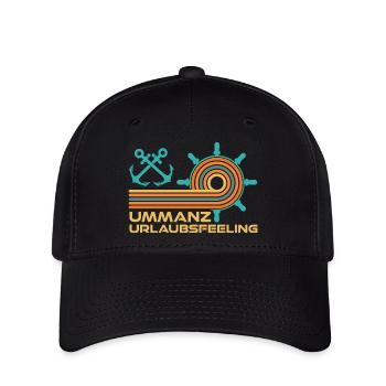 Baltic Sea Holidays UMMANZ HOLIDAY FEELING Funny - Flexfit Cap - black - Front