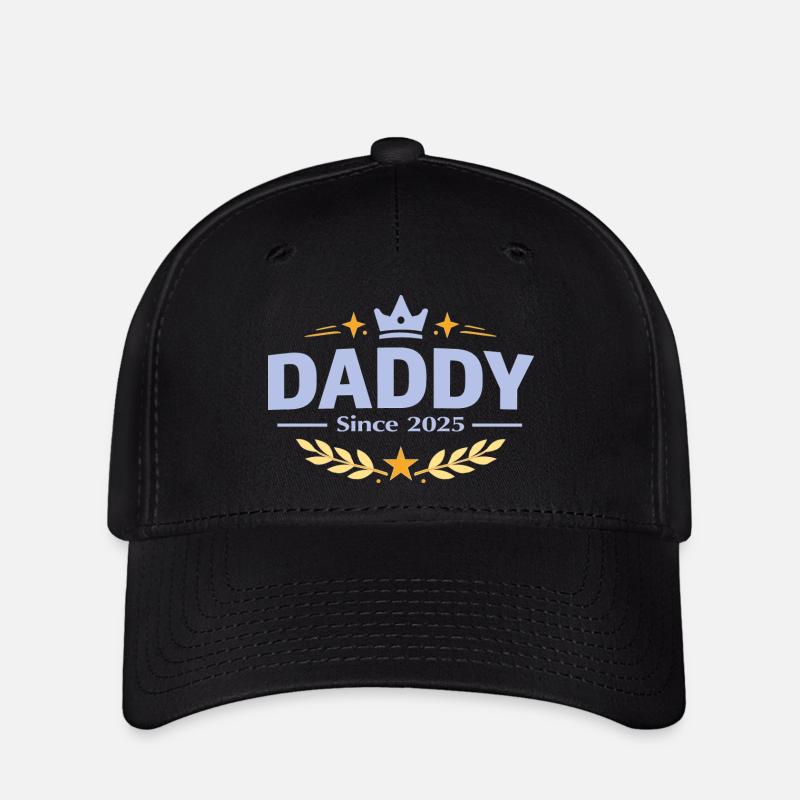 Daddy Since 2026 – Proud Dad Design - Flexfit Cap - black