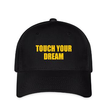 touch your dream - Casquette Flexfit - noir - Devant