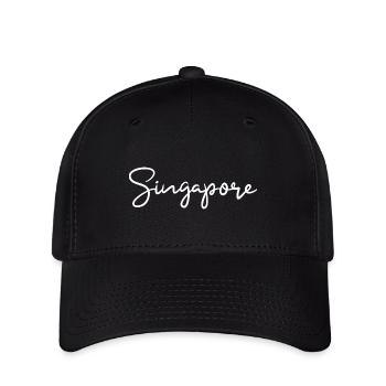 Singapore - Flexfit Cap - black - Front