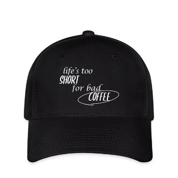 Coffee Love – Pour les vrais amateurs de café - Casquette Flexfit - noir - Devant
