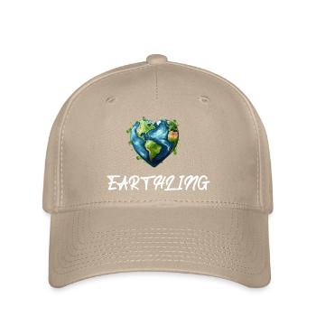 Citoyen terrien du monde - Casquette Flexfit - kaki - Devant