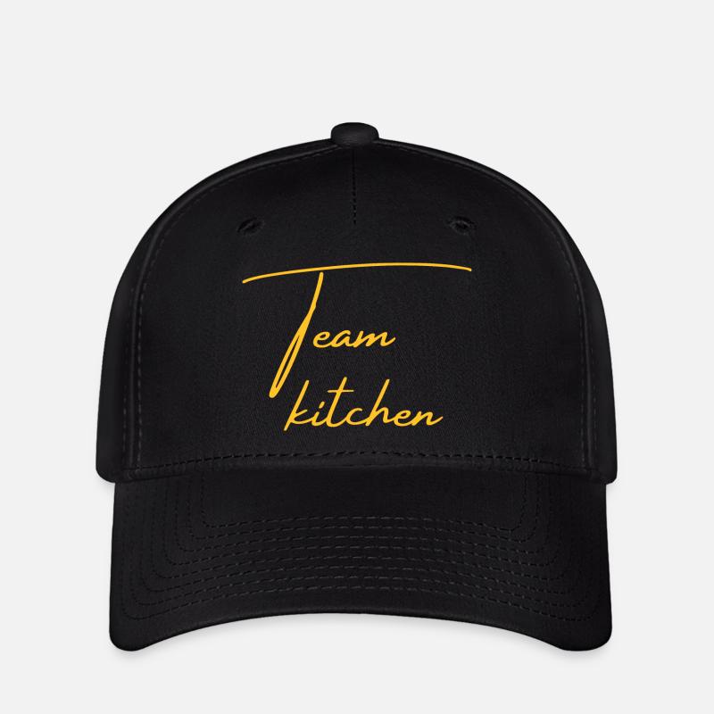 Team Kitchen - Flexfit Cap - black
