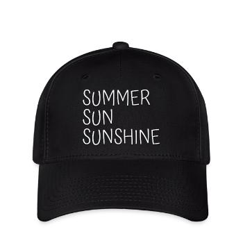 Summer Sun Sunshine Sommer Sonne Sonnenschein - Flexfit Cap - Schwarz - Vorne