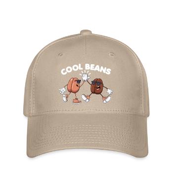 Cool Cartoon Beans Drôle Des Années 80 Dire - Casquette Flexfit - kaki - Devant